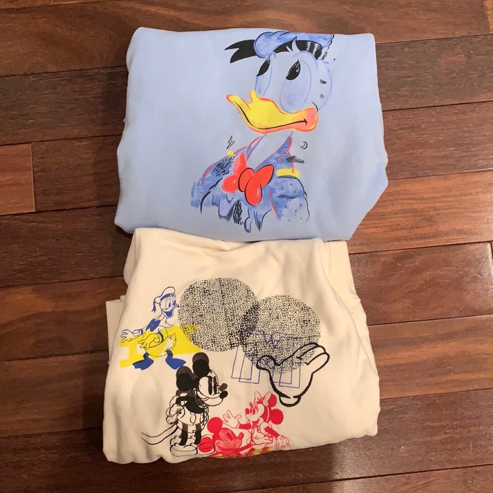 Donald Duck and Mickey Mouse shirt set